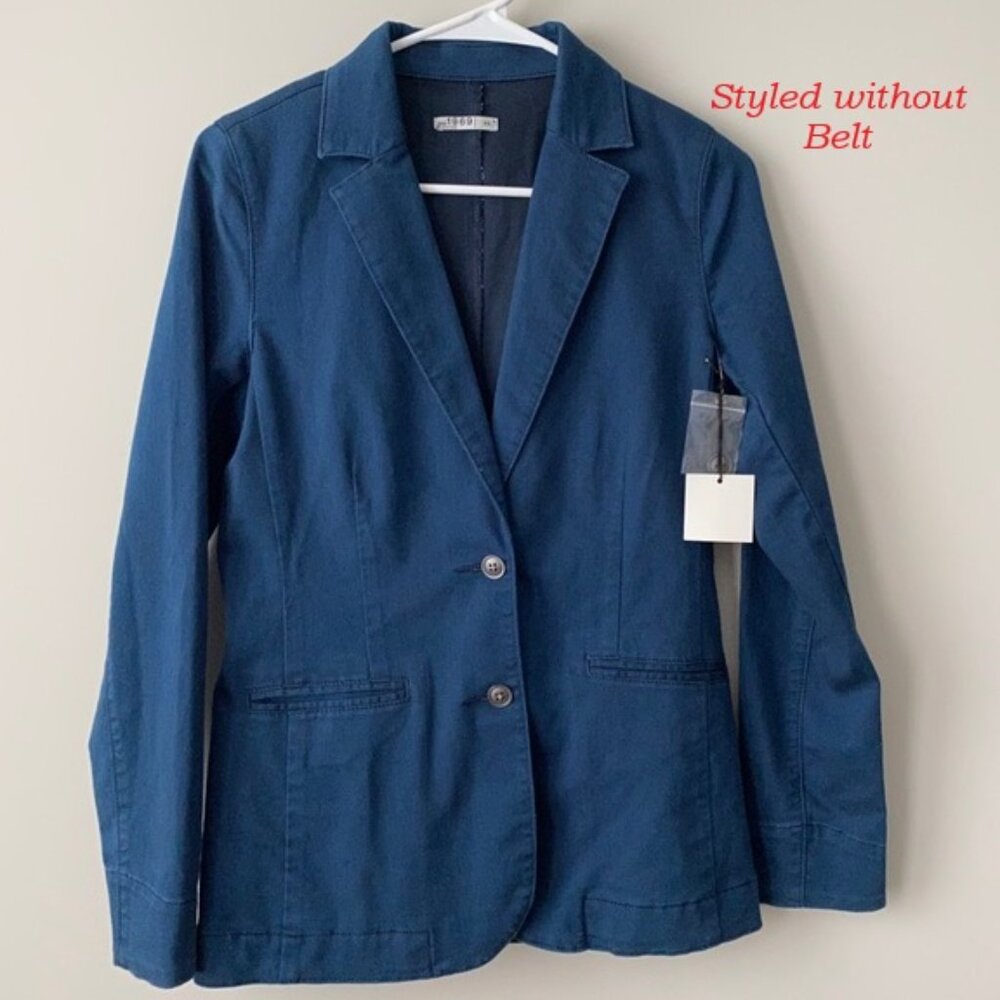 GAP 1969 - Blazer / Jacket w/ Braided Belt - LG - NWT - Picture 4 of 13